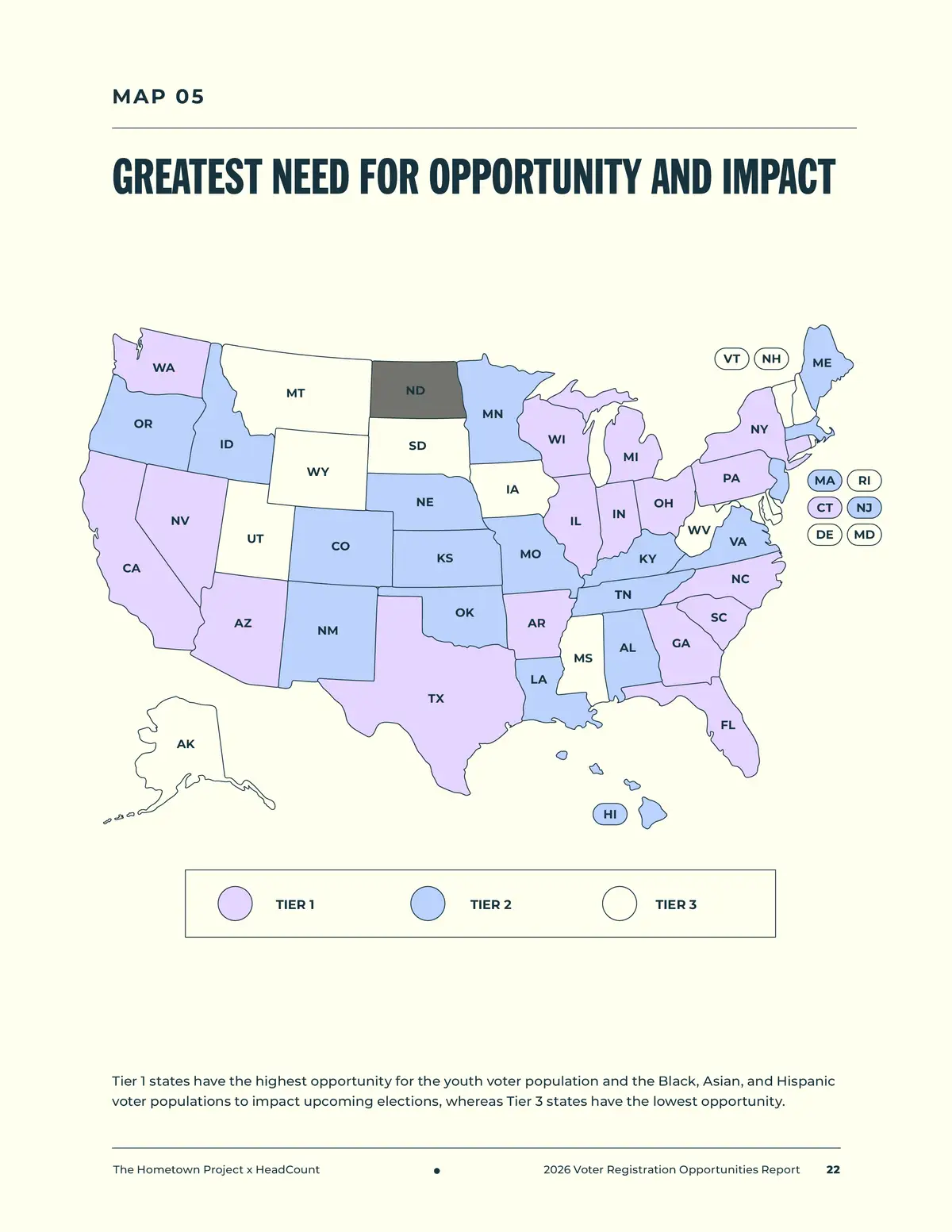 Hometown Project graphic: Greatest need for opportunity